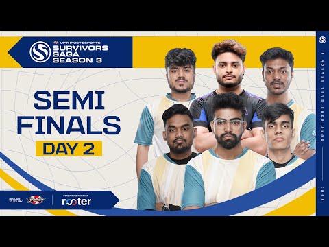 [Day-2] UE Survivors Saga S3 BGMI | Semi Finals | Ft. Team Omega, Team Manya , GodLike, etc