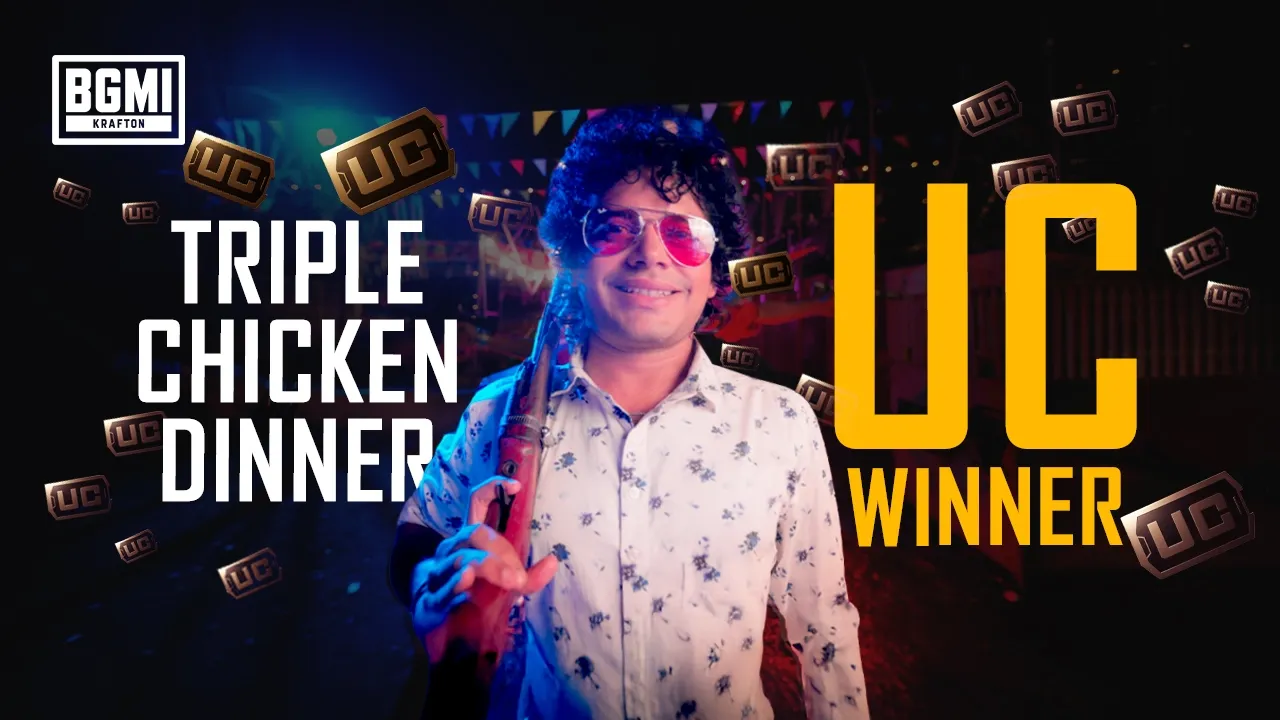 BGMI "Triple Chicken Dinner, UC Winner" Offer 500,000 UC, Check Details