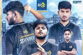 Los Hermanos BGMI Roster for BGIS 2026