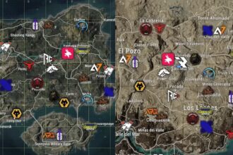 PMGC 2025 drop locations of each team