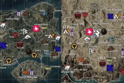 PMGC 2025 drop locations of each team