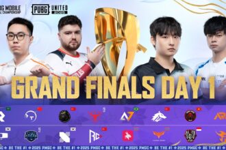 PMGC 2025 Grand Finals Day 1 Overall Standings and More