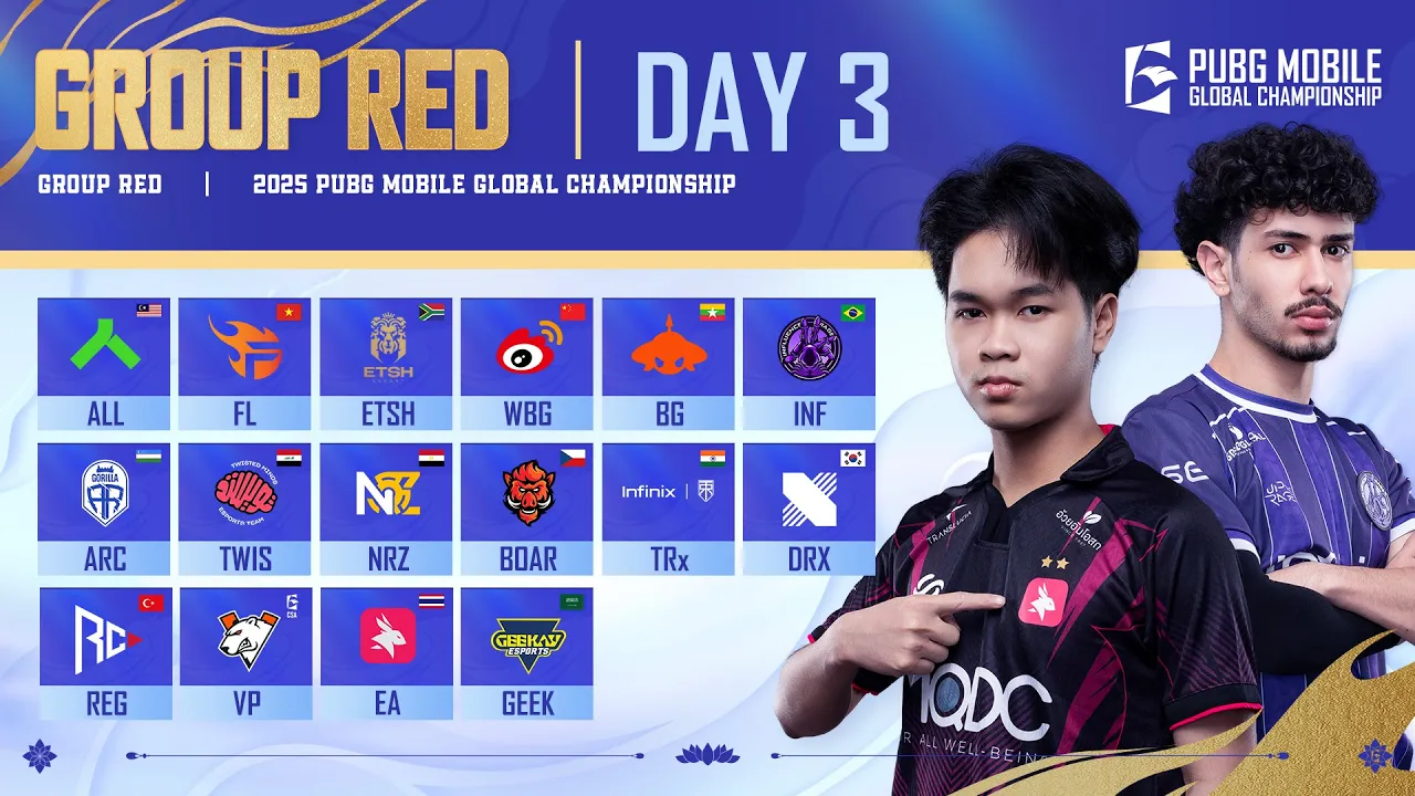 PMGC 2025 Group Red Day 3: Teams, Format, Schedule, and Where to Watch