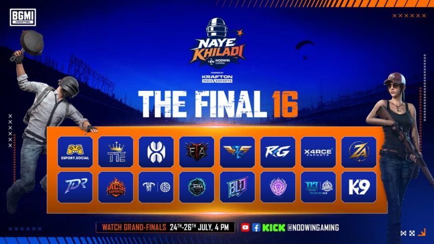 BGMI: NAYE KHILADI Powered by KRAFTON India Esports Heads into Grand Finals