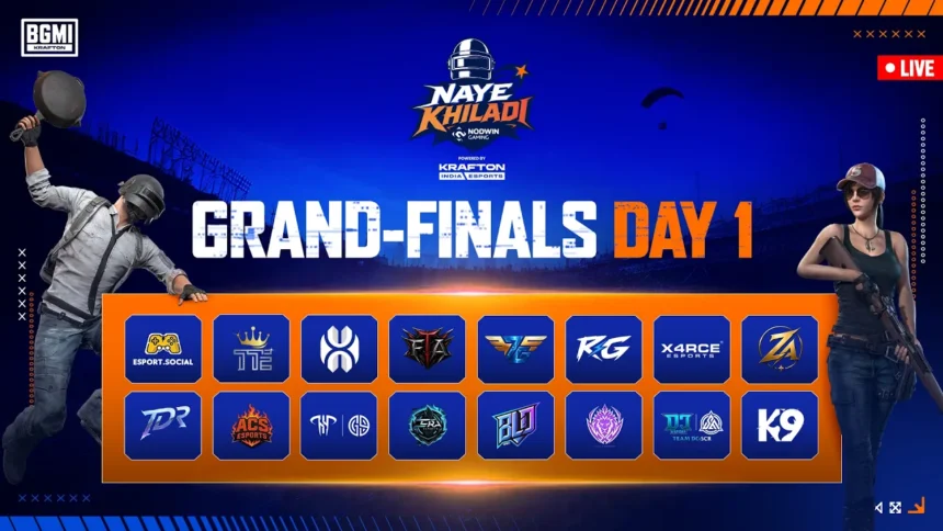 BGMI Naye Khiladi Finals Day 1: Team Free Agents Takes Lead