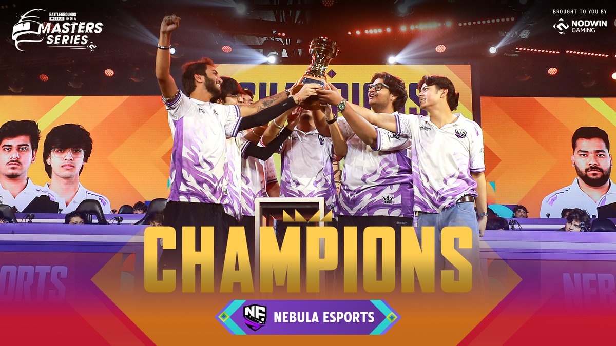 Nebula Esports crowned BGMI Masters Series Season 5 champions